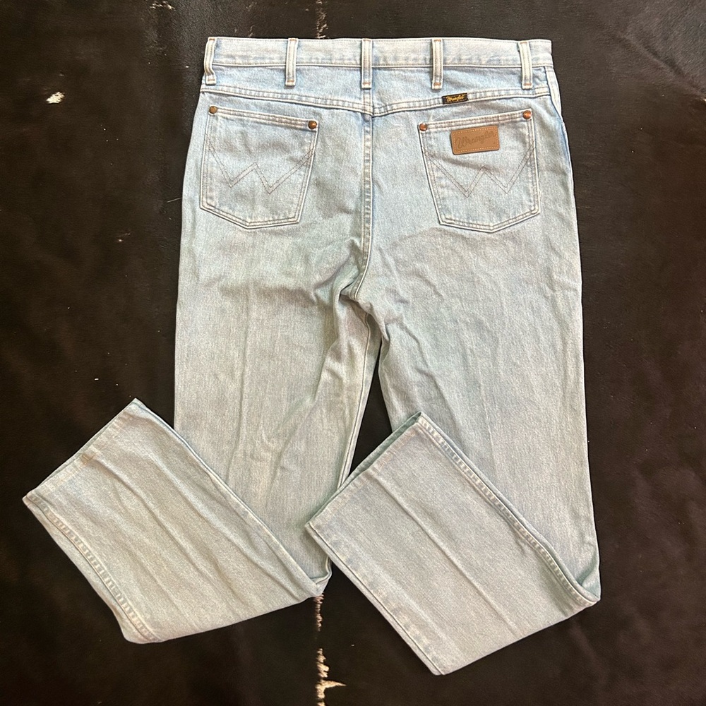 Vintage White Wash Wranglers